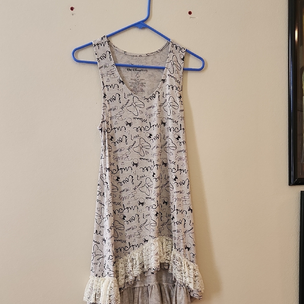 Disney Cream and Black Casual Kids Dress
